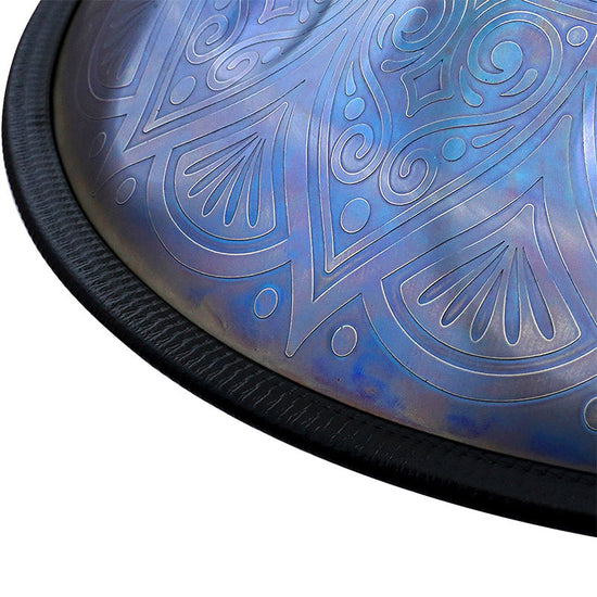 choisir son handpan, Handpan, frequence 432hz, frequence 440hz, hang drum, hang, ZenaPan, Fa majeur, handpan origine, acheter handpan, 9 notes, 10 notes, 12 notes, bleu, motif mandala